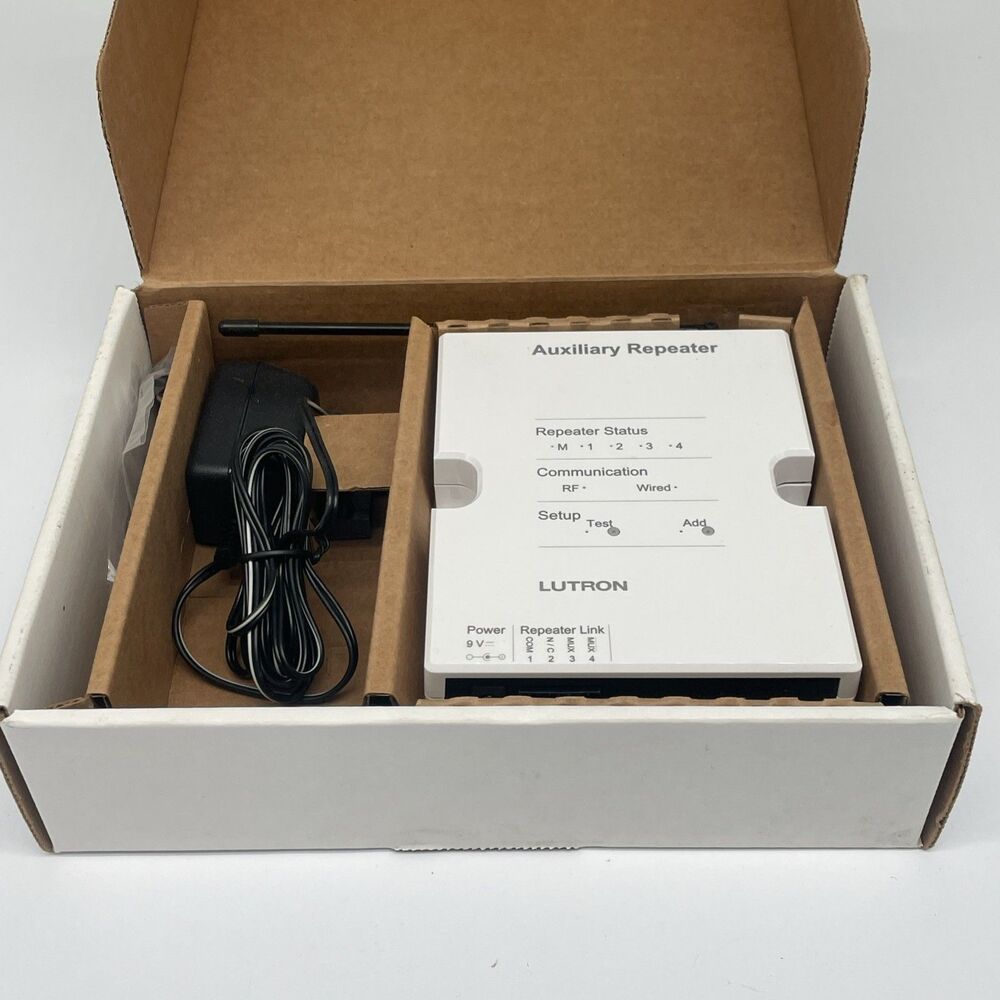Lutron RadioRA 2 Auxiliary Repeater (RR-AUX-REP-WH)